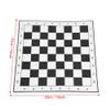 Checkers, Folding Checkers Outdoor Chess Set Portable Plastic International Checkers Folding Board Chess Game for Party Family Activities view 2