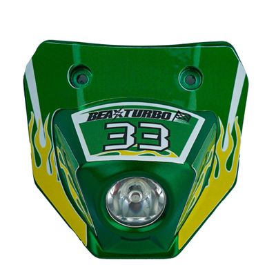 BEAXTURBO Racing Upgrades Parts High Brightness Headlights Enduro Light kit for losi promoto mx 1/4 (Green)