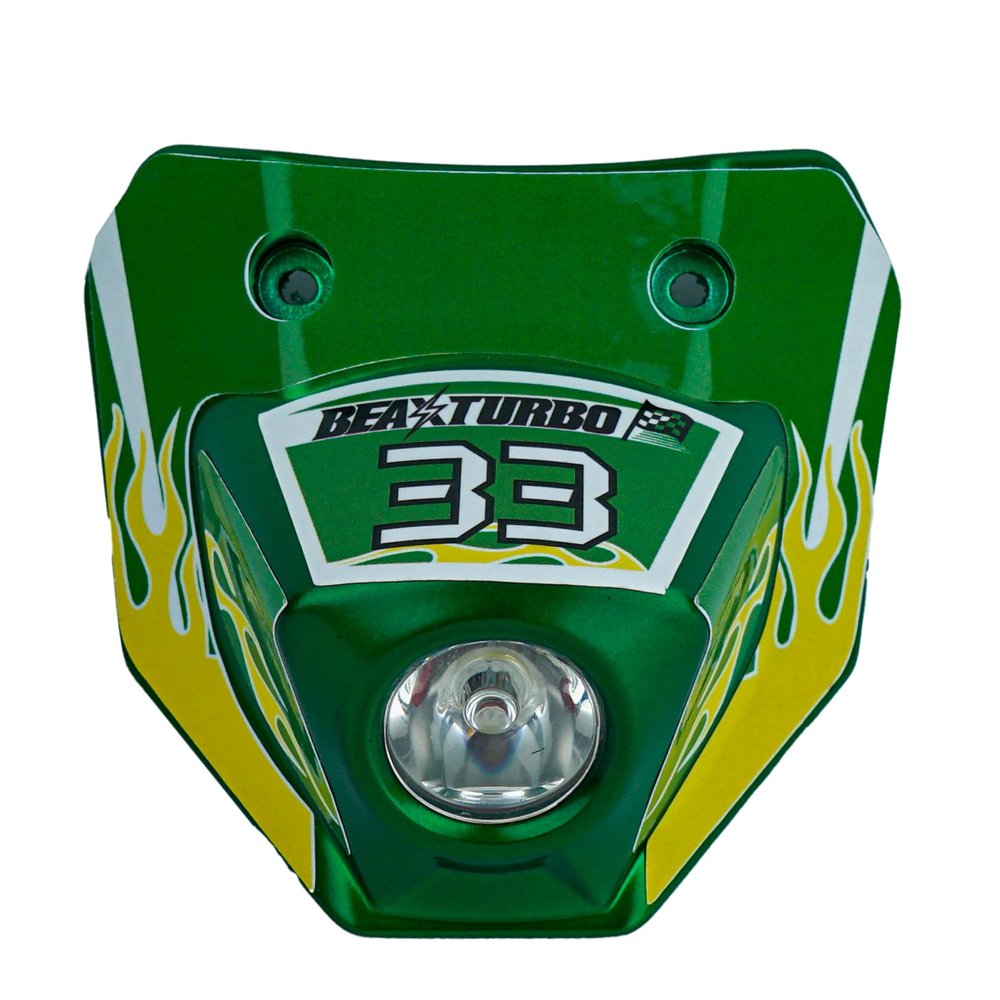 BEAXTURBO Racing Upgrades Parts High Brightness Headlights Enduro Light kit for losi promoto mx 1/4 (Green)