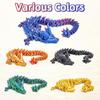 Crystal Dragon 3D-Printed, 3D Dragon,Flexible Articulated Dragon, 3D Printed Gift for Festival,Home Decoration, Executive Desk Decorations (Rainbow, 30 Inches) view 4