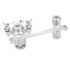 BeaxTurbo Racing Upgrade Parts CNC Aluminum 7075 Sarvo Steering Bell Crank Kit for Losi DBXL E2.0 1/5 (Silver) view 3