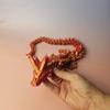 Crystal Dragon 3D-Printed, 3D Dragon,Flexible Articulated Dragon, 3D Printed Gift for Festival,Home Decoration, Executive Desk Decorations (Red-Gold, 30 Inches) view 3