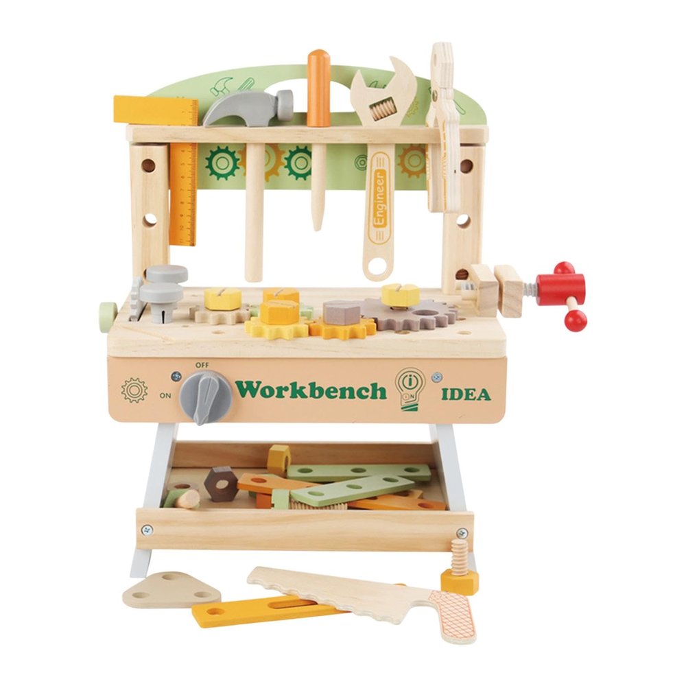 Kids Tool Bench Screw and Nut Assembly Toy Simulation Fine Motor Skill Construction Bench Toy Workbench Tool Playset for Kids