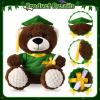 2 Sets Bear with Graduation Cap Toys Class of 2026 Graduation Plush Stuffed Teddy Bear Animal Dog Graduation Cap and Gown with Greeting Card and Bag for Graduation Day Gift(Green Graduation Bear) view 4