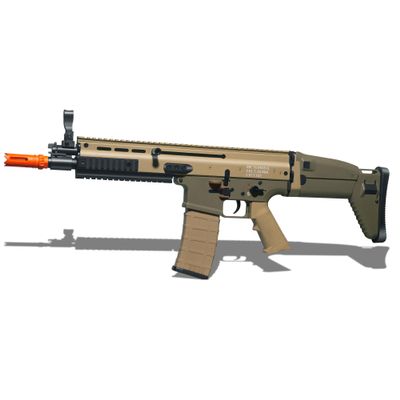 EMERBU Pro-Grade Gel Splatter Ball Blaster Scar Upgraded by EMERBU - Metal and Nylon Body - 11.1V High Power - Metal Gearset - High Speed Motor - for Ages 15+ Adults(Tan)