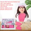 Kids Baking Sets for Girls ,Chef Costume Kids and Ttoddler Apron for GirlsKid Apron and Chef Hat SetPopular Gifts for 2-8 Year Old Stocking Stuffers view 2