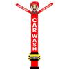 20ft Car Wash Air Inflatable Dancer Tube Man with Car Sign | Eye-Catching Weatherproof Wacky Waving Puppet for Outdoor Advertising & Boosting Foot Traffic Car Wash Businesses (Without Blower) (Red) view 1