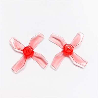 16 Pcs / 8 Pair Drone Propeller Compatible With 1220 31mm 0.8mm/1mm Hole 4-blade Propeller PC CW CCW Props 0703-1103 Electric Motors Compatible With FPV Micro Drone Replacement Blades(8Pairs Red 1mm)