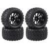 for HSP for Tamiya for Kyosho 1/10 4 Pcs 130MM RC for Monster Truck for Buggy Tire Tyre Wheel Foam Inserts 12mm Hex RC Car Repair Kit view 2