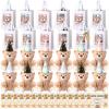 HyDren 12 Sets Adopt a Pet Party Favors Includes 10 Inch Mini Plush Stuffed Animals Set Birthday Hats Adoption Cards with Bags for Adopt a Pet Party Birthday Supplies Gifts Operation Christmas Bulk view 1