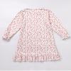 100 Days of School Costume Old Lady Costume for Kids Girls Grandma Dress with Wigs Accessories 100 Year Old Costume Halloween Birthday Carnival Party Fancy Dress up White red-Floral 10-11 Years view 4