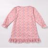 100 Days of School Costume Old Lady Costume for Kids Girls Grandma Dress with Wigs Accessories 100 Year Old Costume Halloween Birthday Carnival Party Fancy Dress up Pink-Floral 5-6 Years view 4