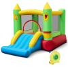 HONEY JOY Inflatable Bounce House, Smiley Theme Jump n Slide Bouncy House for Kids, Slides, Indoor Outdoor Bouncy Castle for Kids, Gift for Boys Girls(with 480w Blower) view 1