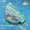 2026 Upgread Mambobaby Float with UPF 50+ Sun Protection Canopy Big Buoyancy Non-Inflatable Solid Baby Swim Pool Float for Ages 3-24 Months (Avocado Green) view 4