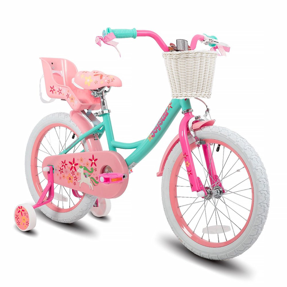JOYSTAR Unicorn 20" Kids Bike for 7-10 Years Girls 20 Inch Bike Green