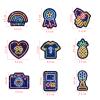 100 Pcs Cool Neon Sign Vinyl Stickers,Waterproof Vinyl Stickers for Water Bottle Laptop Phone Case Guitar Skateboard Helmet Bike School Carnival Party Favors Supplies,Fashion Interesting Kids Teens view 4