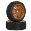 1/10 RC On-Road tires 68mm Rally Car Tire and Plastic Wheels 12mm Hex good drifting power for 1/10 RC On-Road Touring Drift Car HPI Kyosho FAZER MK2 HSP Tamiya XV01 TT01%t054+1 (Brown) view 4