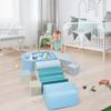 THINK 30 Soft Climb and Crawl Foam Playset 8 in 1, Safe Soft Foam Nugget Block for Infants, Preschools, Toddlers, Kids Crawling and Climbing Indoor Active Play Structure view 3