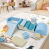 THINK 30 Soft Climb and Crawl Foam Playset 8 in 1, Safe Soft Foam Nugget Block for Infants, Preschools, Toddlers, Kids Crawling and Climbing Indoor Active Play Structure view 4