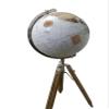 Education world Globe Modern Map Atlas Globe With Wooden Tripod Home Decor Gift view 1