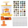 1 Set Badge Maker for Kids, DIY Round Button Maker with 48 Sticker and 48 Button Parts Cute Press Pin Maker Machine Gift for Girls Pin Maker Button Maker Pin Maker MachineBadge Maker view 1