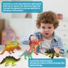 Zippytots Dinosaur Toys for Kids 3-5, 10 PCS Realistic Plastic Dinosaur Figure Toy Set Including T-Rex, Stegosaurus, Spinosaurus, Ideal Gift for Toddle view 4
