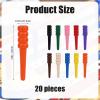 100pcs Cribbage Pegs, Wooden Cribbage Board Pins Fit 1/8 Inch Holes Replacement Tapered Game Pegs for Traditional Cribbage Board Game Accessories (10 Colors) view 2
