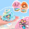 24 Pack Axolotl Butter Slime Kit, Highland Cattle Capibara Slime, Internet Popular Animal Slime Charms, Soft Slimes, Stress Relief Toys for Kids, Party Favors for Toddlers Teens Girls and Boys view 2