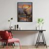 1000 Piece Adult Puzzle Sunset Mountain Peaks Elk Puzzle Educational Gift Room Decor Exercise Willpower view 2