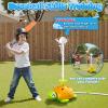 4-in-1 Turtle Water Sprinkler Toys for Kids - Summer Oudoor Toy with Baseball Ringtoss Tubes - Outside Yard Lawn Backyard Park Garden Pool Games for Age 3 4 5 6 7 8 Year Old Toddlers Boys Girls Gifts view 3