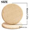 30 Custom Wood Drink Tokens, 40mm Drink Chips Double Sided Laser Engraved Your Logo and Text, Custom Wooden Drink Tokens for Bar, Party, Wedding, Game Night view 2
