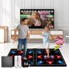 WuZhuangYuan Music Dance Mat for Kids & Adults,Ideal for Fitness Dance Games,899 Games,64GB Memory Card,75 Music Videos,650 Songs.for TV use,Made of Premium Flannel,a Luxurious Gift for Children view 1