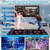 WuZhuangYuan Music Dance Mat for Kids & Adults,Ideal for Fitness Dance Games,899 Games,64GB Memory Card,75 Music Videos,650 Songs.for TV use,Made of Premium Flannel,a Luxurious Gift for Children view 3