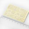 DIY Model Etching Parts 1/700 US Ship Modern Radar Alloy Etching Sheet view 2