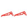 2Pcs RC Helicopter Tail Plastic Fine Details Remote Control Helicopter Tail Replacement for WLtoys K130 K200 Red view 3