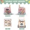 Gigglegems Wooden Baby Walker 4-in-1 with Push Walker Toys, Play Kitchen Accessories, Toddlers Montessori Sensory Toys, Walking Toys for Baby Girls Boys Learning to Walk view 4