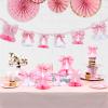 12 Pcs Pink Bow Party Honeycomb Centerpieces Pink Bow Table Centerpieces Coquette Theme Birthday Decorations Bow Party Decorations for Birthday Bridal Bachelorette Valentines Day Party Supplies view 2