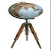 15 Inch Floor Globe With Wooden Tripod Big Modern Map Atlas Globe With Stand. view 1