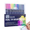 100 Quests Color by Number: Squares + Triangles + Hexagons + Circles, Coloring Books for Adults, Painting Activity Book, Quick-Drying Double-Sided Watercolor Pencil Set view 4