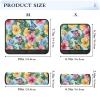 2 Pack Seat Belt Cover Tropical Flowers Butterflies Car Seat Strap Covers Fashion Shoulder Pads Cushion for Adults and Children view 3