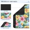 2 Pack Seat Belt Cover Tropical Flowers Butterflies Car Seat Strap Covers Fashion Shoulder Pads Cushion for Adults and Children view 4
