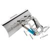 Clxdq-718 Aluminum Adjustable Snowplow 1/10 Scale Plow Blade for RC Truck Crawler TRX4 Bronco Defender SCX10 III 90046 GEN7 GEN8 D90 86100 view 2