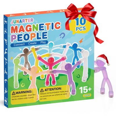 Christmas Stocking Stuffers Gifts,10 Pack Magnetic People Figures, Colorful Magnet Man for Ages 15+, Humanoid Magnetic Men, Fridge Magnets for Refrigerator, Office, Locker Decor, Whiteboard