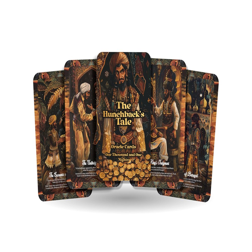 Ibiza Tarot The Hunchbacks Tale - 22 Oracle Cards - Find Redemption Through Perseverance and Humility