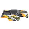 1/16 SCY 16102PRO RC Car Body Shell, Orange PVC Sturdy Car Spare Parts, Stylish and Details, Direct Replacement for Old Parts, Precise Fit for Easy Installation view 4