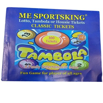 Classic Tambola Housie Ticket Tambola Housie Bingo 300 Tickets Booklet Pack of 2 (Total 600 Tickets)