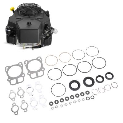 Engine Rebuild Overhaul Kit, 8cm / 3.15in Aluminum Alloy Piston Rings and Gasket Set Overhaul Kit Compatible for CH18 CH20 CH22