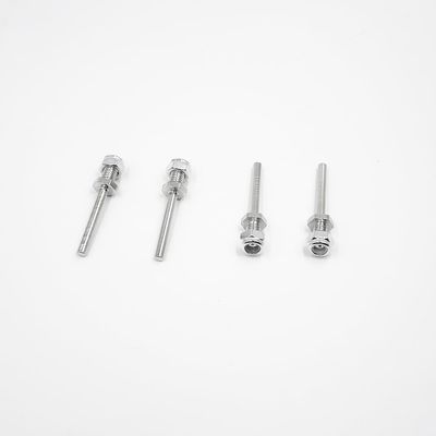 4PCS RC Airplane Wheel Axles Steel Shaft with Nut 3mm Dia Landing Gear Drive Shaft for RC Airplane Plane Helicopter DIY Model Toy Parts (M5x3x25mm)