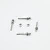 4PCS RC Airplane Wheel Axles Steel Shaft with Nut 3mm Dia Landing Gear Drive Shaft for RC Airplane Plane Helicopter DIY Model Toy Parts (M5x3x25mm) view 2