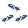 CIYODO 3sets Mini Rowboat Figurines Paddles Creative Resin and Boat Models for Fairy Garden Micro Landscapes Adorable Beach Scene Decor view 1